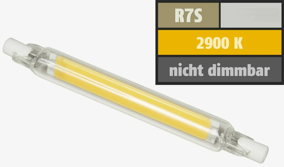 McShine 4W 400lm LED Stablampe - Warmweiß