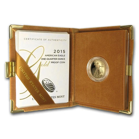 2015-W 1/4 oz Proof Gold American Eagle (w/Box & COA) - SKU #88356 Cover