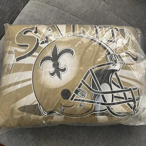 Vintage New Orleans Saints NFL Cotton Pillow - Picture 1 of 3
