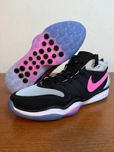 Nike Air Zoom G.T Hustle 2 Black Platinum White Size Men's 11.5 DJ9405 004 - Picture 1 of 7