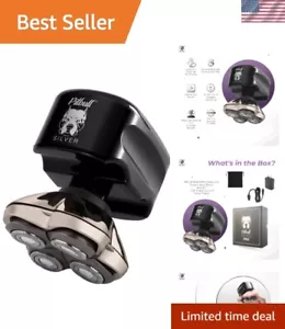 Pitbull Silver PRO: Electric Head Shaver for Men, Wet & Dry Bald Head Shaver ... - Picture 1 of 6