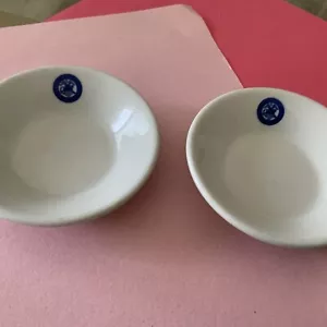 2- Veterans Administration 1930 Shenango China Berry Bowl, Blue Marking, 4 1/2 - Picture 1 of 4