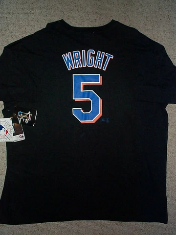 New York NY Mets DAVID WRIGHT mlb Jersey Shirt Adult MENS/MEN'S (3XL-XXXL) Cover