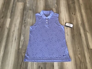 Polo de golf para mujer Nike Dri-Fit SL púrpura talla S (CU9355-569) ¡NUEVO CON ETIQUETAS!¡! - Imagen 1 de 3