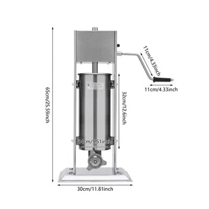 Schwerlast 5L kommerzielle manuelle Churro Maschine Restaurant + 4 Düsen USA - Bild 1 von 10