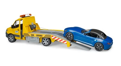 Bruder 02675 MB Sprinter Abschleppwagen mit Roadster und Seilwinde Neuheit 2022