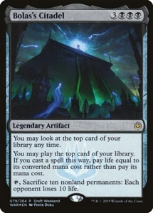 MTG BOLAS's CITADEL FOIL IT EXC - CITTADELLA DI BOLAS - WAR PROMO DRAFT WEEKEND - Picture 1 of 1