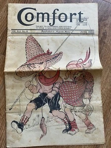 Vintage Comfort Zeitung - Juni 1929 - Augusta, Maine - Flappers Farms - Bild 1 von 6