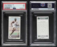 1937 Champions of 1936 Tobacco Ogden's Jesse Owens #3 PSA 7