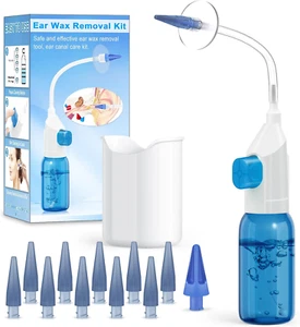 Ear Wax Removal Kit, Ear Cleaning Kits Manual Safe Ear Irrigation Flushing Syste - Picture 1 of 12