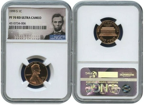 1999 S LINCOLN CENT 1C NGC PF 70 RD ULTRA CAMEO R7 Cover