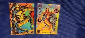 1994 Fleer Marvel Universe 2 Card Lot. Hitman, Haven, VG+ - Picture 1 of 5