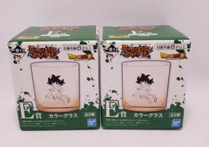 Ichiban Kuji Dragon Ball Extreme Saiyan Prize E 8 cm set di 2 bicchieri NUOVI - Foto 1 di 6