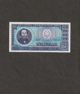 Banknote Rumänien, 100 Lei 1966, Pick- 97a, UNC - Bild 1 von 2