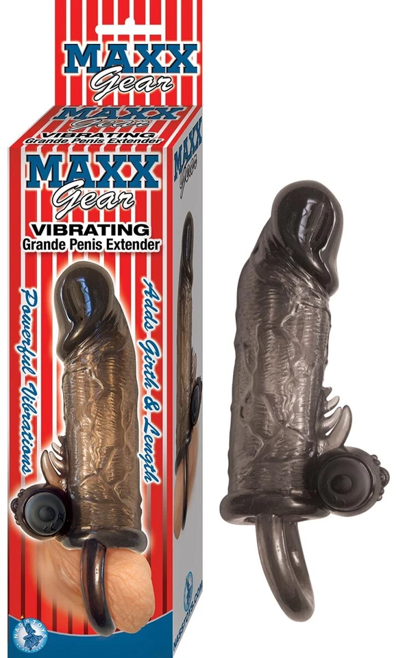 Extensor de pene vibrador humo añadir longitud circunferencia textura manga clítoris bala Foto 1 de 1