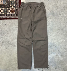 Decathlon Quechua Outdoor Pants Drawstring Hiking Brown Baggy Unisex 27x31 - Picture 1 of 9