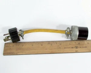 Extension Adapter Male Twist Lock Plug to Female Outlet - Picture 1 of 5