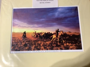 PHILIP MORRIS USA MATTED PRINT "THANKS FOR RIDING WITH US" 2005 W/Letter - Picture 1 of 2