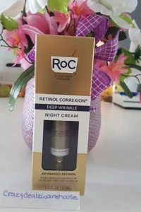 Crema de noche RoC Retinol antienvejecimiento + crema hidratante facial reafirmante - 1 FL OZ *NUEVA* - Imagen 1 de 2