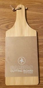 Tagliere in bambù naturale con manico nuovo - Foto 1 di 2