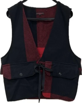 Engineered Garments Woolrich Wool Blend Vest Made In The Usa S - Image 1 of 4