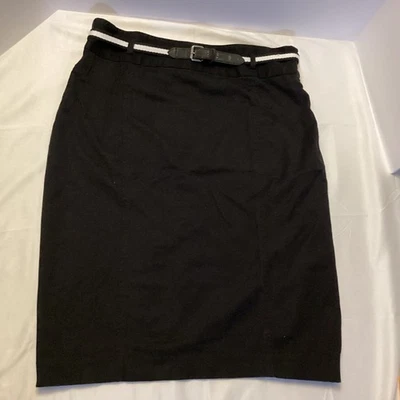 Falda lápiz negra para mujer Chaps - talla 10 Foto 1 de 4