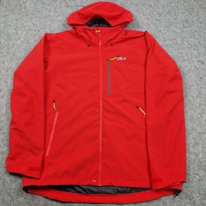 Oex Jacket Mens XXXL 3XL Red Aonach II Windbreaker Waterproof Rain Coat Hiking - Picture 1 of 12