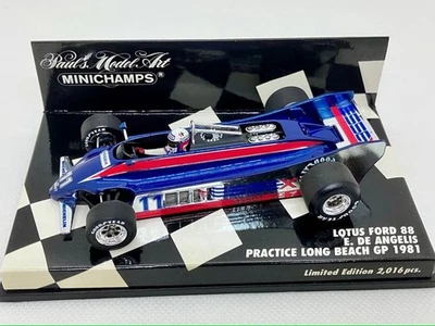 Minichamps 1/43 Lotus Ford 88 1981 Long Beach Elio de Angelis modello F1 - Immagine 1 di 4