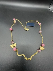 Givenchy Met Gold Plating With Butterfly Necklace - Picture 1 of 1