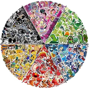 Stickers Pack, 600 Pcs Cool Stickers for Adults, Vinyl Random Sticker for Waterb - Picture 1 of 6