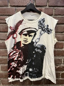VINTAGE 80 ARTISTIQUE ET SENTIMENTAL MARLON BRANDO WILD ONE T-SHIRT FIFTH COLUMN - Picture 1 of 10