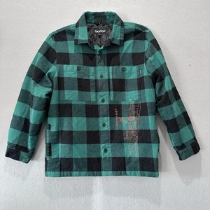 Giacca Camicia Flanella Spray GX1000 LSD Taglia L Verde Nero Bufalo Check Grunge - Foto 1 di 10