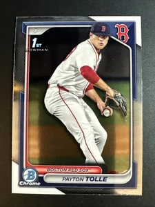 2024 Bowman Draft Baseball Payton Tolle #BDC-63 Red Sox - Picture 1 of 2