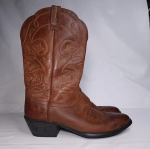Ariat Heritage braune Leder-Cowboystiefel Damengröße 7,5C Stil 10001015 Western - Bild 1 von 10
