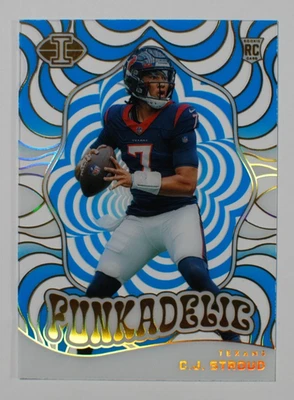 🌟 CJ STROUD - 2023 Panini Illusions Funkadelic #14 LIGHT BLUE Rookie RC /299 - Image 1 of 2