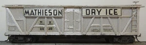 AMBROID ALL WOOD MATHIESON GHIACCIO SECCO 40' WOOD REEFER RTR ST KD'S CAR # 8840 - Foto 1 di 2