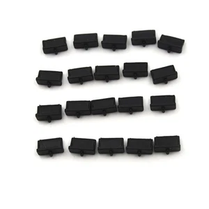 20pcs Soft Plastic USB Port Plug Cover Cap Anti Dust Protector for Female EATDI - Afbeelding 1 van 8