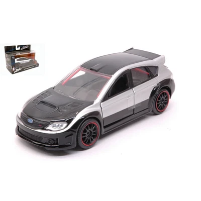 BRIAN'S SUBARU IMPREZA WRX STI 2009 FAST & FURIOUS  SILVER/BLACK 1:32 Jada Toys  - Immagine 1 di 3