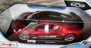 1/18 Maisto Bugatti Divo Diecast Official Special Edition Red Car NEW - Picture 1 of 5