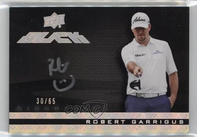 2014 Upper Deck Exquisite Collection UD Black /65 Robert Garrigus #2 Auto - Image 1 of 2