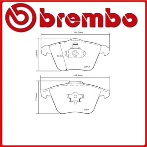 07.B314.41#157 PASTIGLIE FRENO ANTERIORE SPORTIVE BREMBO SPORT VOLVO V50 (MW) 1. - Foto 1 di 1