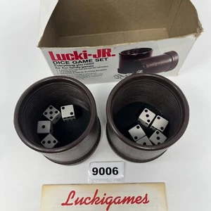 Vintage Lucki-Jr Dice Game Set READ  - Picture 1 of 21