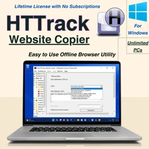 HTTrack Website Kopierer | Websites herunterladen & spiegeln | URLs rippen | auf USB oder DVD - Bild 1 von 9
