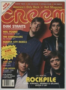 February 1981 CREEM Magazine Rockpile Cover - Fine - Bagged * Van Halen * KISS - Picture 1 of 2