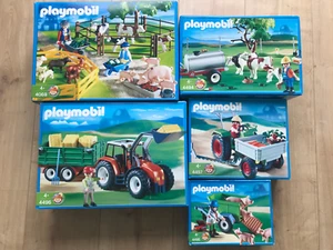 Playmobil Bauernhof verschiedene Sets Mit Traktoren und Tieren - Bild 1 von 2