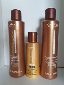 Brasil Cacau Professional Kit Shampoo, Smoothing Protein, Cond. ohne Formaldehyd