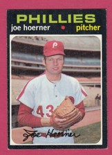 1971 Topps Baseball  # 166  Joe Hoerner - Philadelphia Phillies