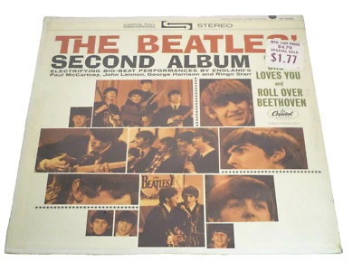 Beatles Second Album Sealed Vinyl Record LP USA 1968 Capital ST 2080 RIAA 9 Stic - Image 1 of 4