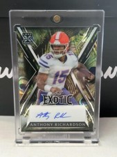 2023 Leaf Exotic Anthony Richardson Holo Peacock Prizm Rookie Auto /4 #BA-AR1