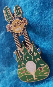 MINNEAPOLIS GOLF COURSE 2005 GUITARRA DOBLE MÁSTIL PUTTING GREEN PIN Hard Rock Café - Imagen 1 de 1